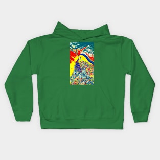 The North Borneo Platerodrilus beetle Kids Hoodie